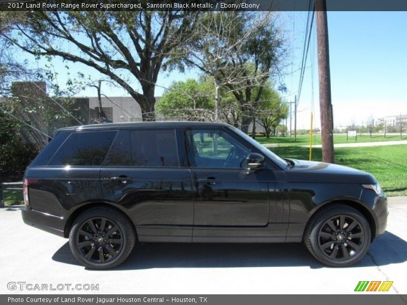 Santorini Black Metallic / Ebony/Ebony 2017 Land Rover Range Rover Supercharged
