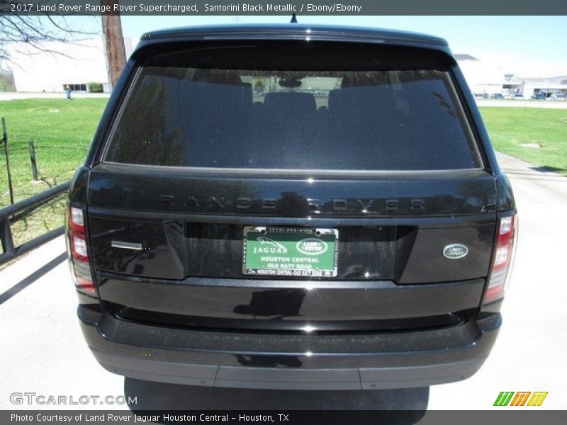 Santorini Black Metallic / Ebony/Ebony 2017 Land Rover Range Rover Supercharged