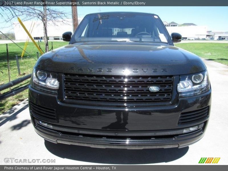 Santorini Black Metallic / Ebony/Ebony 2017 Land Rover Range Rover Supercharged