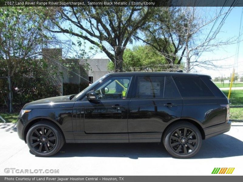 Santorini Black Metallic / Ebony/Ebony 2017 Land Rover Range Rover Supercharged
