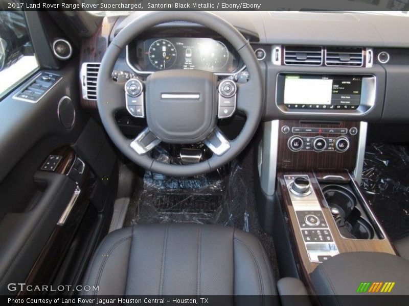 Santorini Black Metallic / Ebony/Ebony 2017 Land Rover Range Rover Supercharged