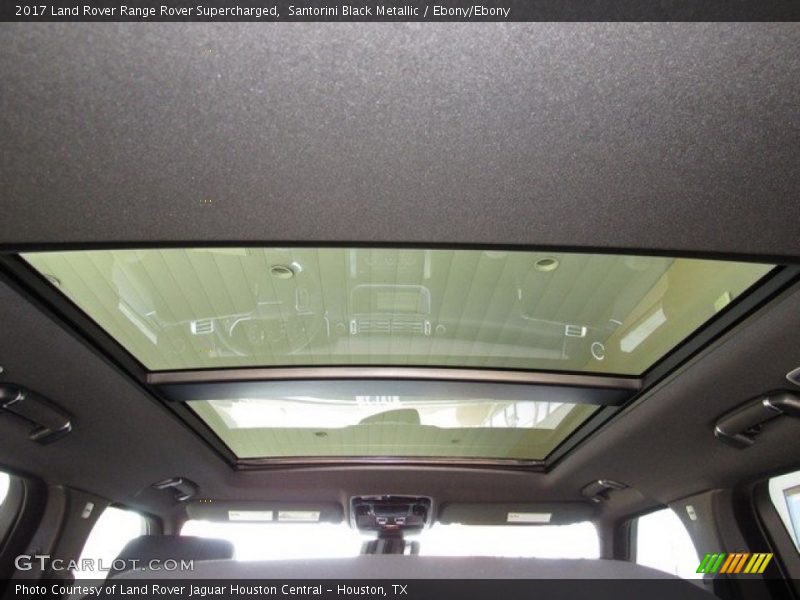Santorini Black Metallic / Ebony/Ebony 2017 Land Rover Range Rover Supercharged