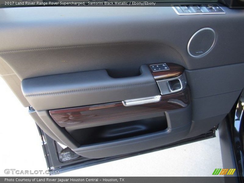 Santorini Black Metallic / Ebony/Ebony 2017 Land Rover Range Rover Supercharged