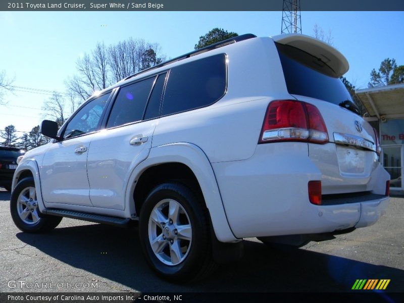 Super White / Sand Beige 2011 Toyota Land Cruiser
