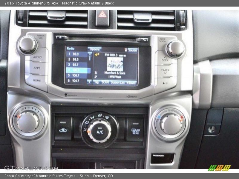 Magnetic Gray Metallic / Black 2016 Toyota 4Runner SR5 4x4