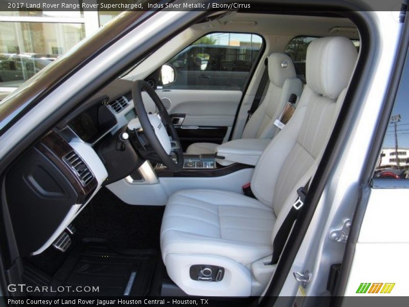 Indus Silver Metallic / Ebony/Cirrus 2017 Land Rover Range Rover Supercharged
