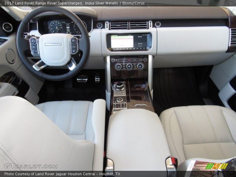 Indus Silver Metallic / Ebony/Cirrus 2017 Land Rover Range Rover Supercharged