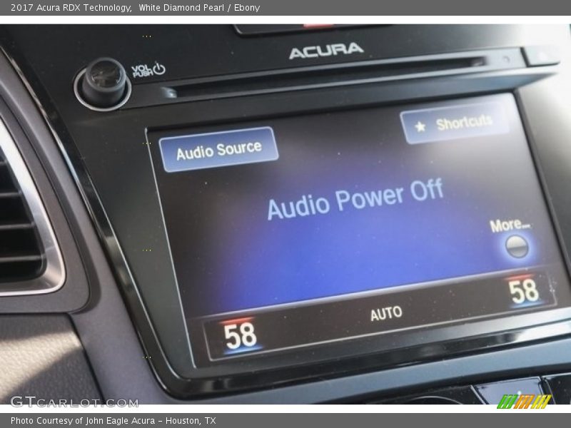 White Diamond Pearl / Ebony 2017 Acura RDX Technology