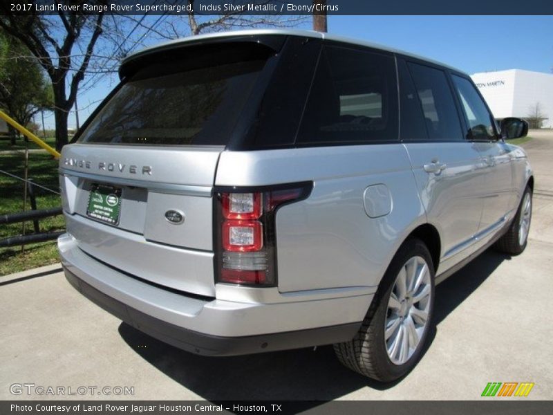 Indus Silver Metallic / Ebony/Cirrus 2017 Land Rover Range Rover Supercharged