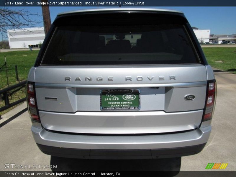 Indus Silver Metallic / Ebony/Cirrus 2017 Land Rover Range Rover Supercharged