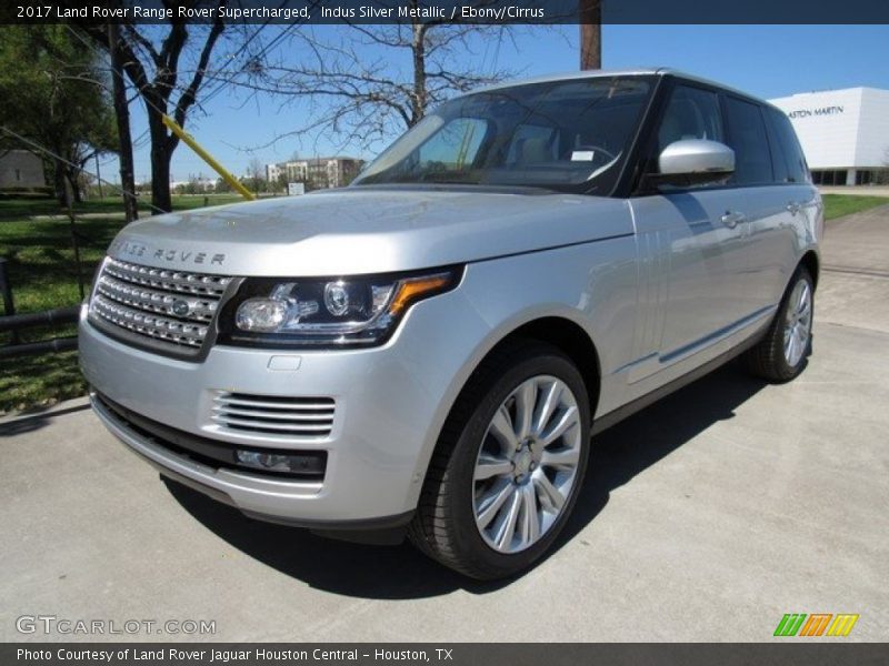 Indus Silver Metallic / Ebony/Cirrus 2017 Land Rover Range Rover Supercharged