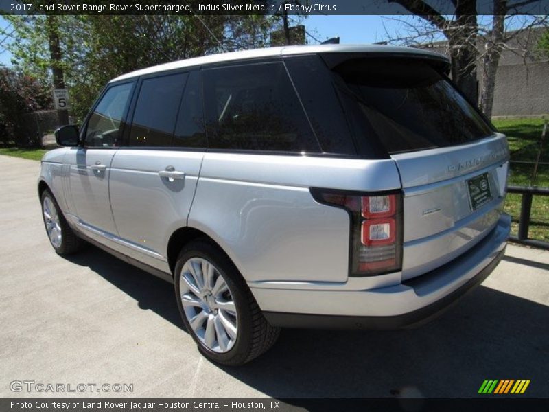 Indus Silver Metallic / Ebony/Cirrus 2017 Land Rover Range Rover Supercharged