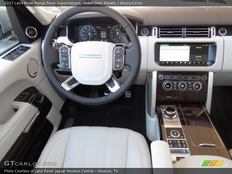 Indus Silver Metallic / Ebony/Cirrus 2017 Land Rover Range Rover Supercharged