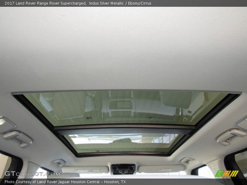 Indus Silver Metallic / Ebony/Cirrus 2017 Land Rover Range Rover Supercharged