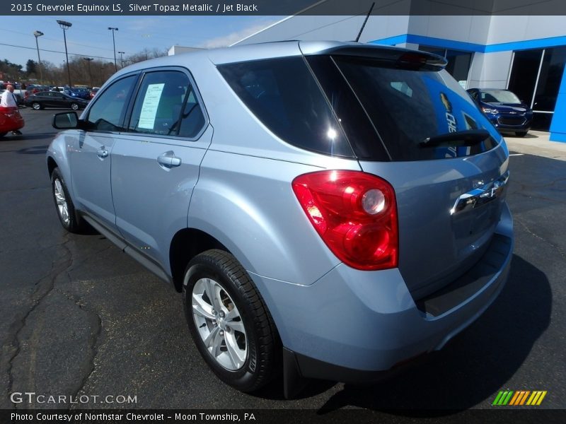 Silver Topaz Metallic / Jet Black 2015 Chevrolet Equinox LS