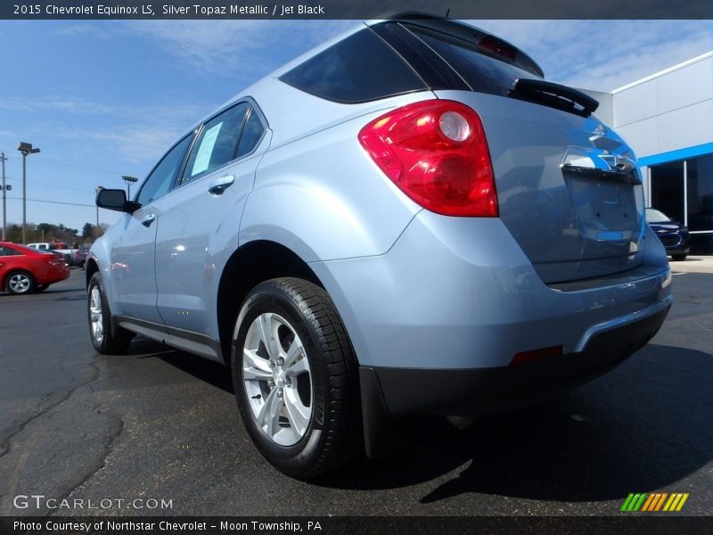Silver Topaz Metallic / Jet Black 2015 Chevrolet Equinox LS
