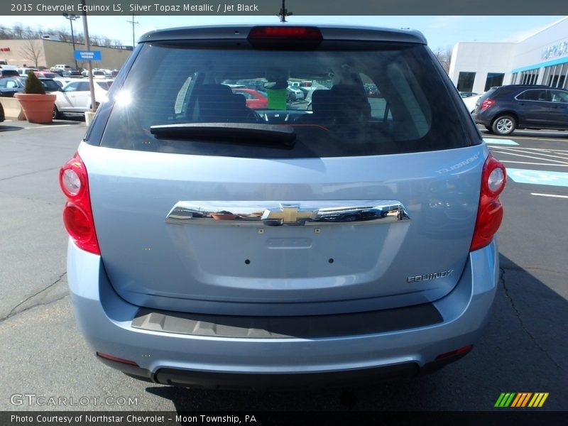 Silver Topaz Metallic / Jet Black 2015 Chevrolet Equinox LS