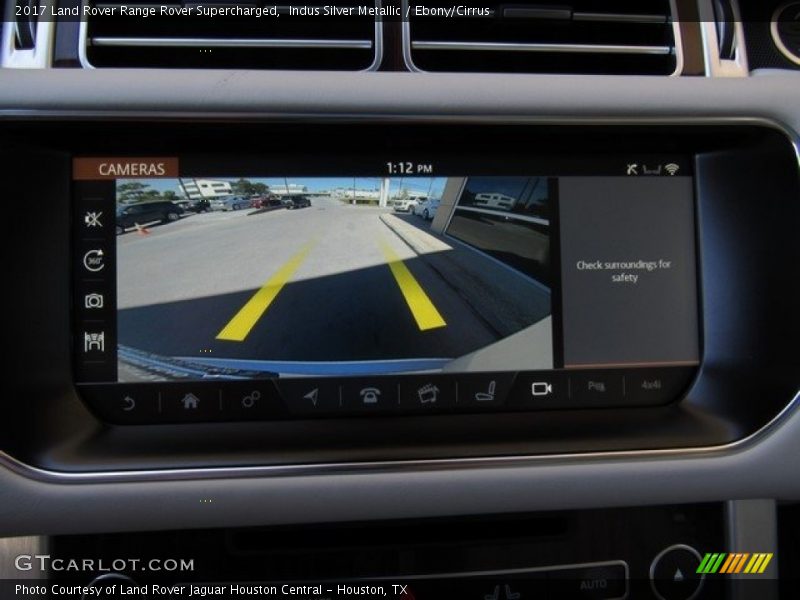 Indus Silver Metallic / Ebony/Cirrus 2017 Land Rover Range Rover Supercharged