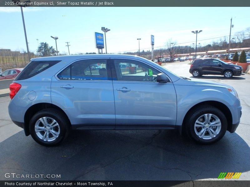 Silver Topaz Metallic / Jet Black 2015 Chevrolet Equinox LS