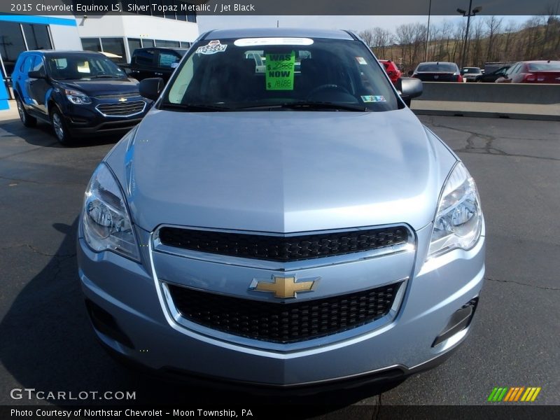 Silver Topaz Metallic / Jet Black 2015 Chevrolet Equinox LS