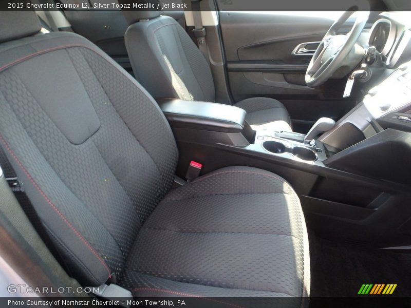 Silver Topaz Metallic / Jet Black 2015 Chevrolet Equinox LS