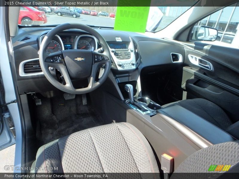 Silver Topaz Metallic / Jet Black 2015 Chevrolet Equinox LS