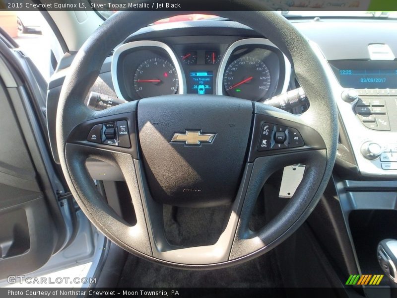 Silver Topaz Metallic / Jet Black 2015 Chevrolet Equinox LS
