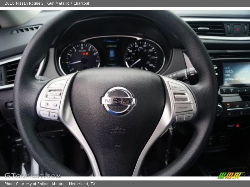 Gun Metallic / Charcoal 2016 Nissan Rogue S