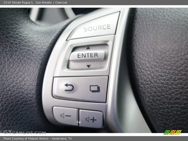 Gun Metallic / Charcoal 2016 Nissan Rogue S