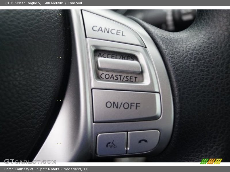 Gun Metallic / Charcoal 2016 Nissan Rogue S