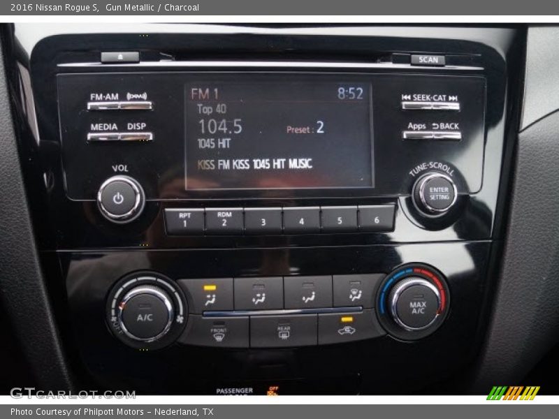 Gun Metallic / Charcoal 2016 Nissan Rogue S