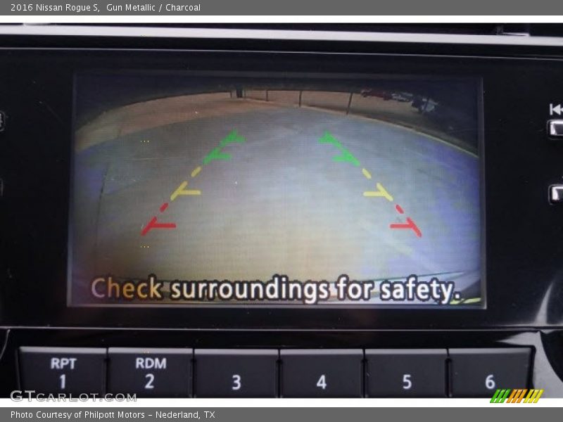 Gun Metallic / Charcoal 2016 Nissan Rogue S