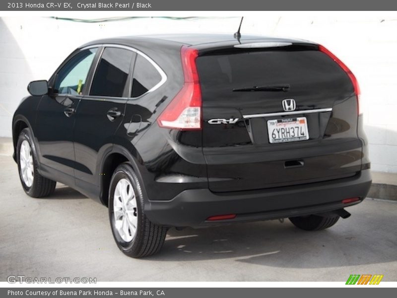 Crystal Black Pearl / Black 2013 Honda CR-V EX