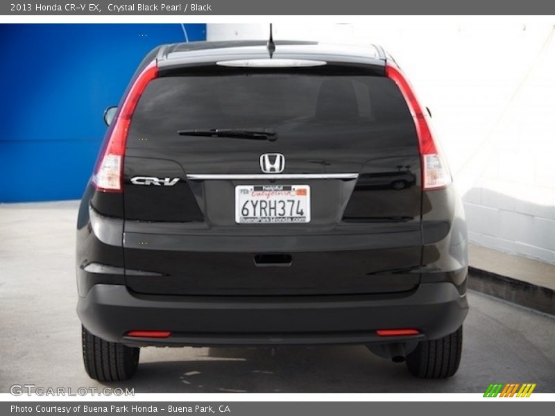 Crystal Black Pearl / Black 2013 Honda CR-V EX