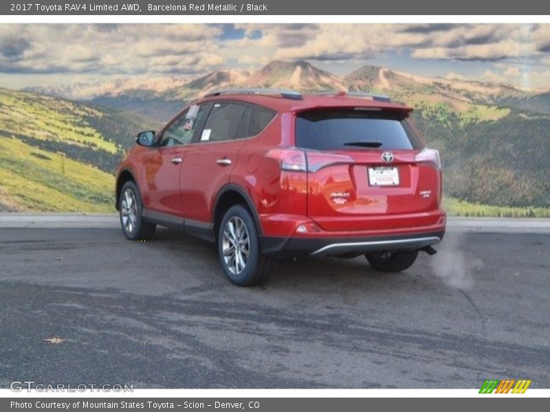 Barcelona Red Metallic / Black 2017 Toyota RAV4 Limited AWD