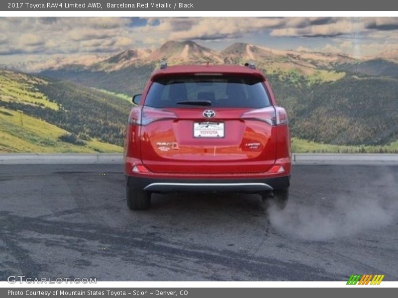 Barcelona Red Metallic / Black 2017 Toyota RAV4 Limited AWD