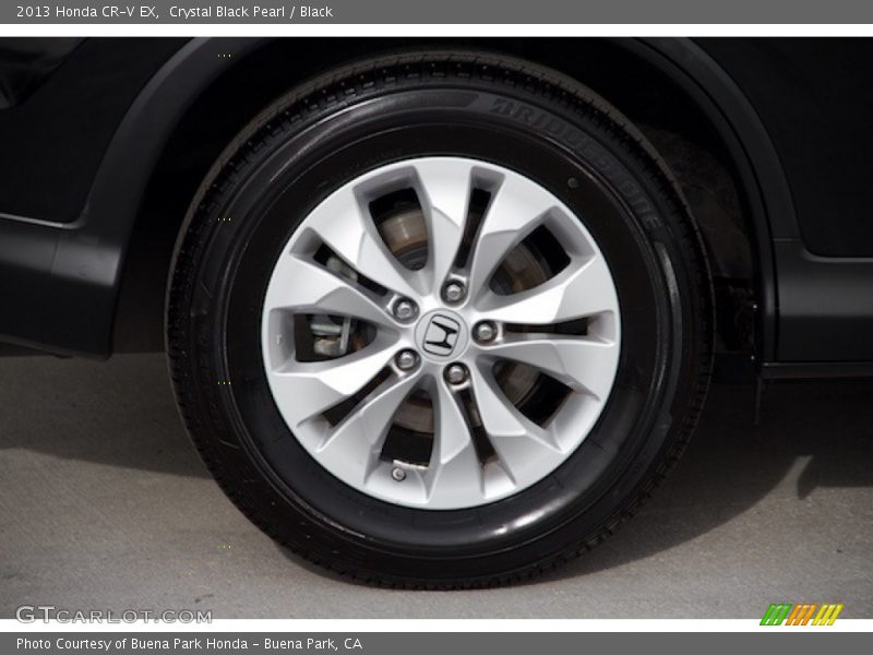 Crystal Black Pearl / Black 2013 Honda CR-V EX