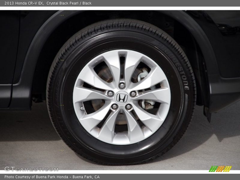 Crystal Black Pearl / Black 2013 Honda CR-V EX