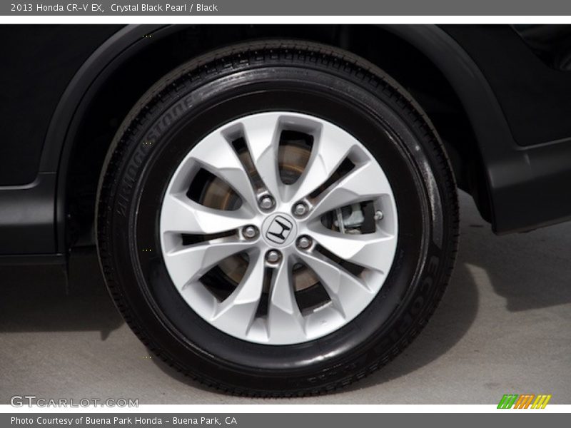 Crystal Black Pearl / Black 2013 Honda CR-V EX