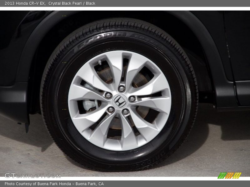 Crystal Black Pearl / Black 2013 Honda CR-V EX
