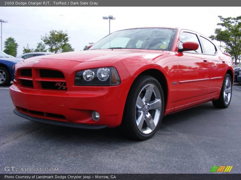 TorRed / Dark Slate Gray 2009 Dodge Charger R/T