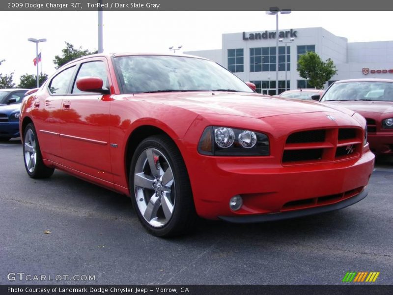TorRed / Dark Slate Gray 2009 Dodge Charger R/T