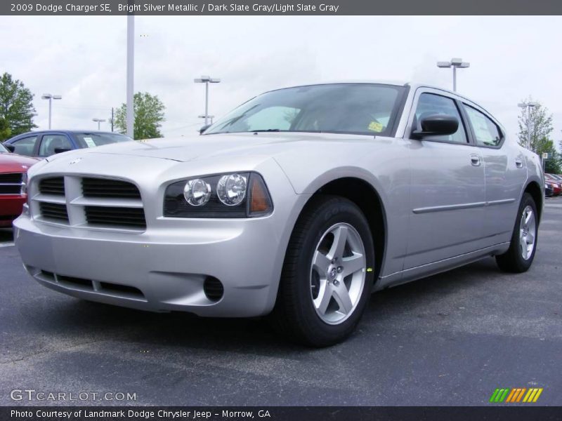Bright Silver Metallic / Dark Slate Gray/Light Slate Gray 2009 Dodge Charger SE