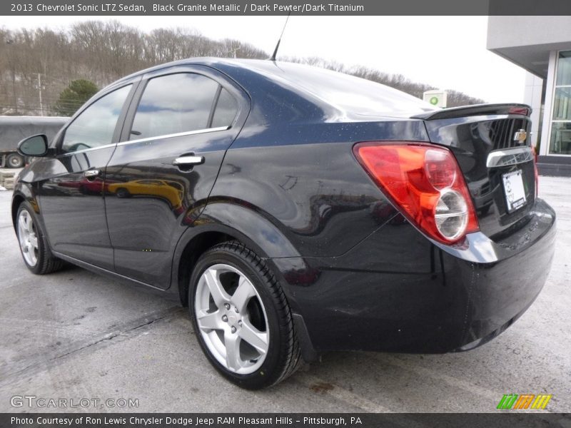 Black Granite Metallic / Dark Pewter/Dark Titanium 2013 Chevrolet Sonic LTZ Sedan