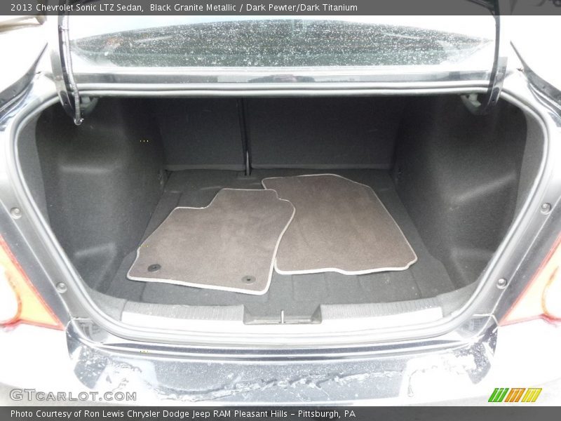 Black Granite Metallic / Dark Pewter/Dark Titanium 2013 Chevrolet Sonic LTZ Sedan