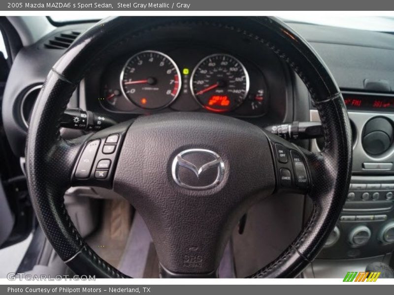 Steel Gray Metallic / Gray 2005 Mazda MAZDA6 s Sport Sedan