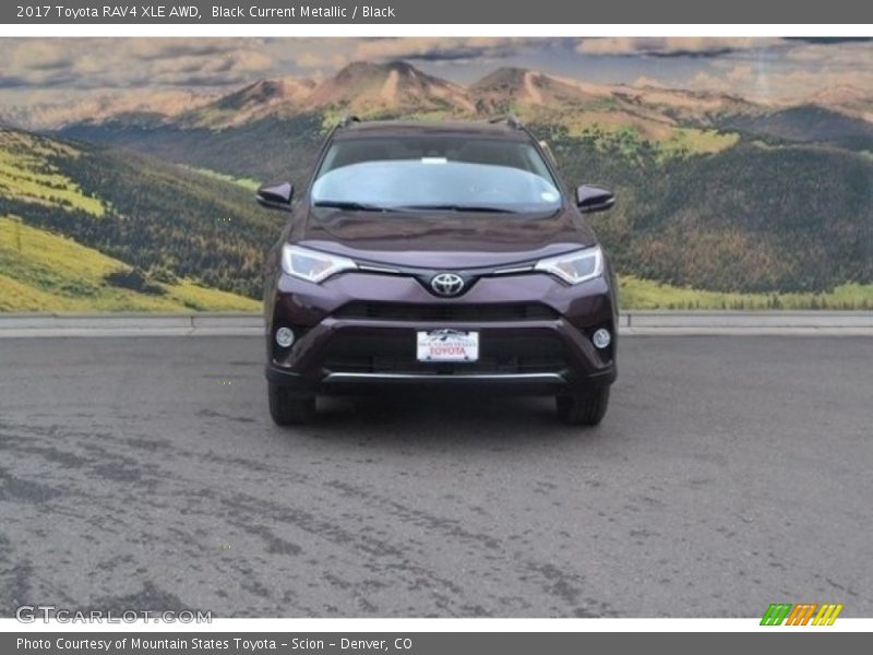 Black Current Metallic / Black 2017 Toyota RAV4 XLE AWD