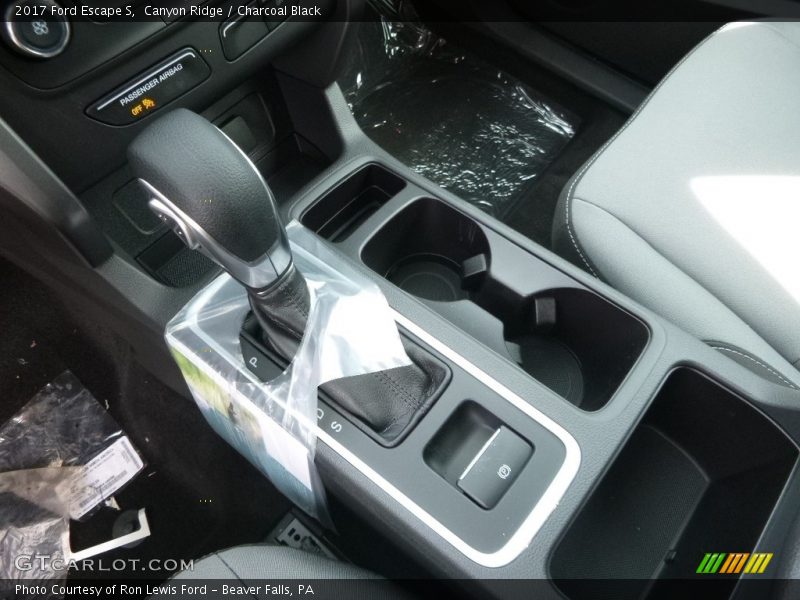 Canyon Ridge / Charcoal Black 2017 Ford Escape S