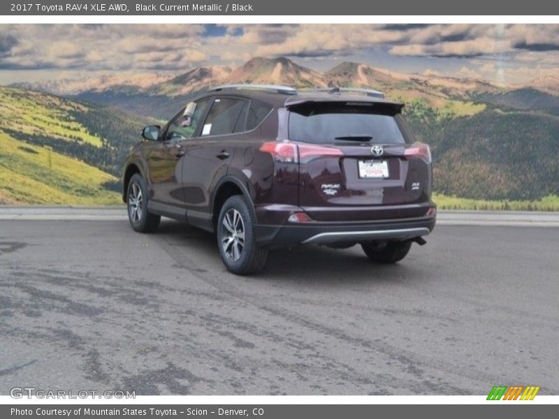 Black Current Metallic / Black 2017 Toyota RAV4 XLE AWD