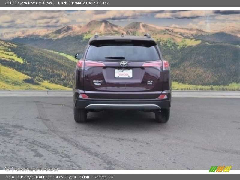 Black Current Metallic / Black 2017 Toyota RAV4 XLE AWD